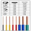 Pure Copper Single Core Electrical Wire, Flame Retardant, 0.5-2.5mm² for Home Decoration