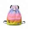 Drawstring Backpack Backpack Men's and Women's Fashion Lightweight Sports Fitness Bag Travel Outdoor Sports Bundle Mouth Bag