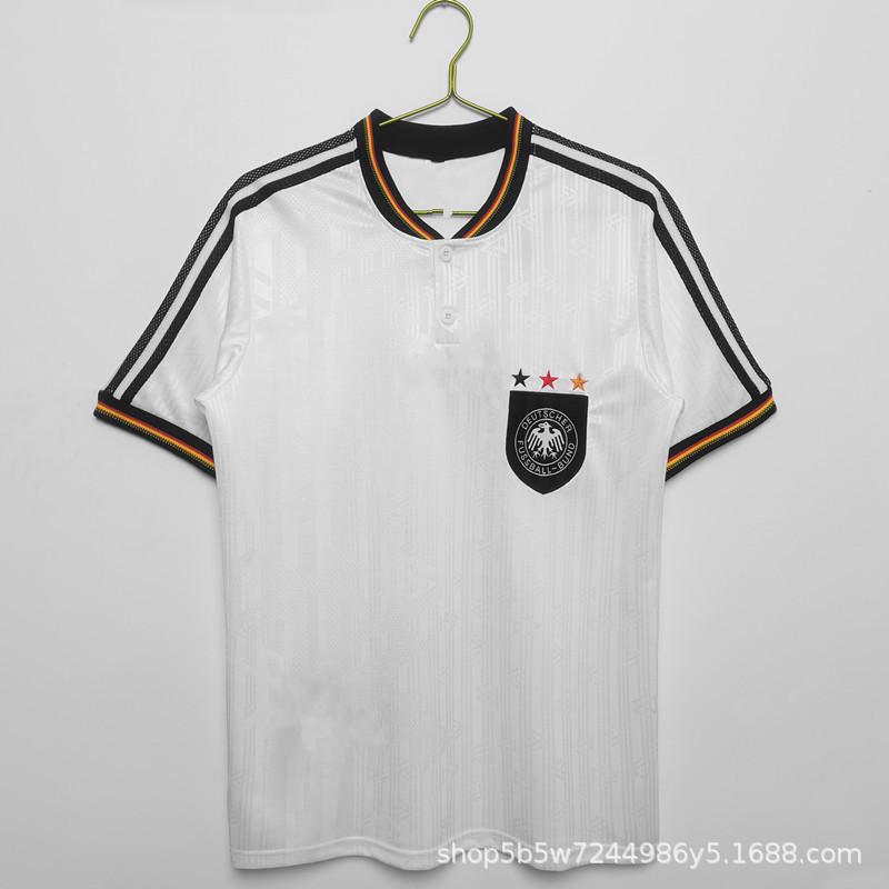 1990 German Scotland Main Vintage Vintage Field Player Edition Jersey, German Müller Kross Havertz Jersey