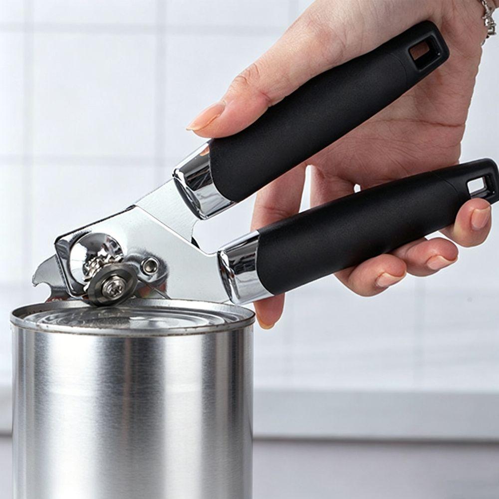 Stainless Steel Jar Opener Handheld Lid Gripper Kitchen Tools Can Opener  Elderly/Female
