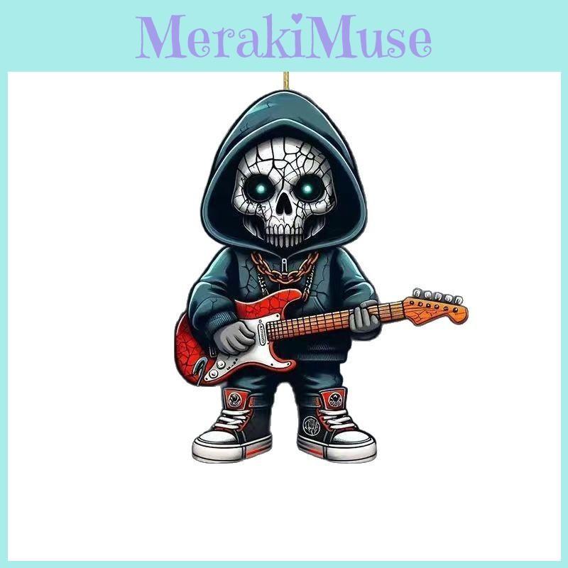 Car Skeleton Halloween Hanging Decoration Acrylic Material Car Interior Styling