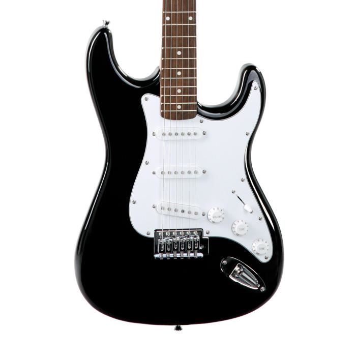 Guitare électrique - rocktile - classic sphère - noir - 3 micros - 21 frettes