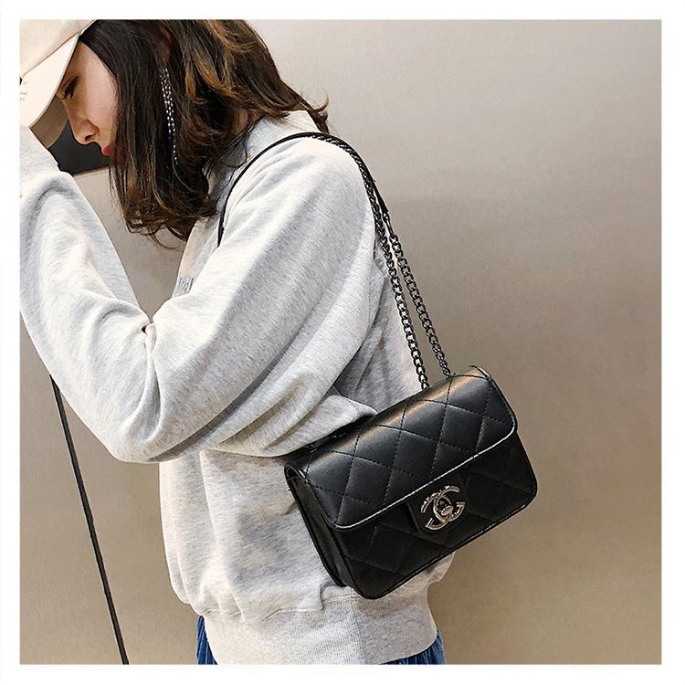 Women's Bag, New Women's Bag, Chain Bag, Small Square Bag, Women's Embroidery Thread Shoulder Bag, Crossbody Bag, Women's Small Bag
