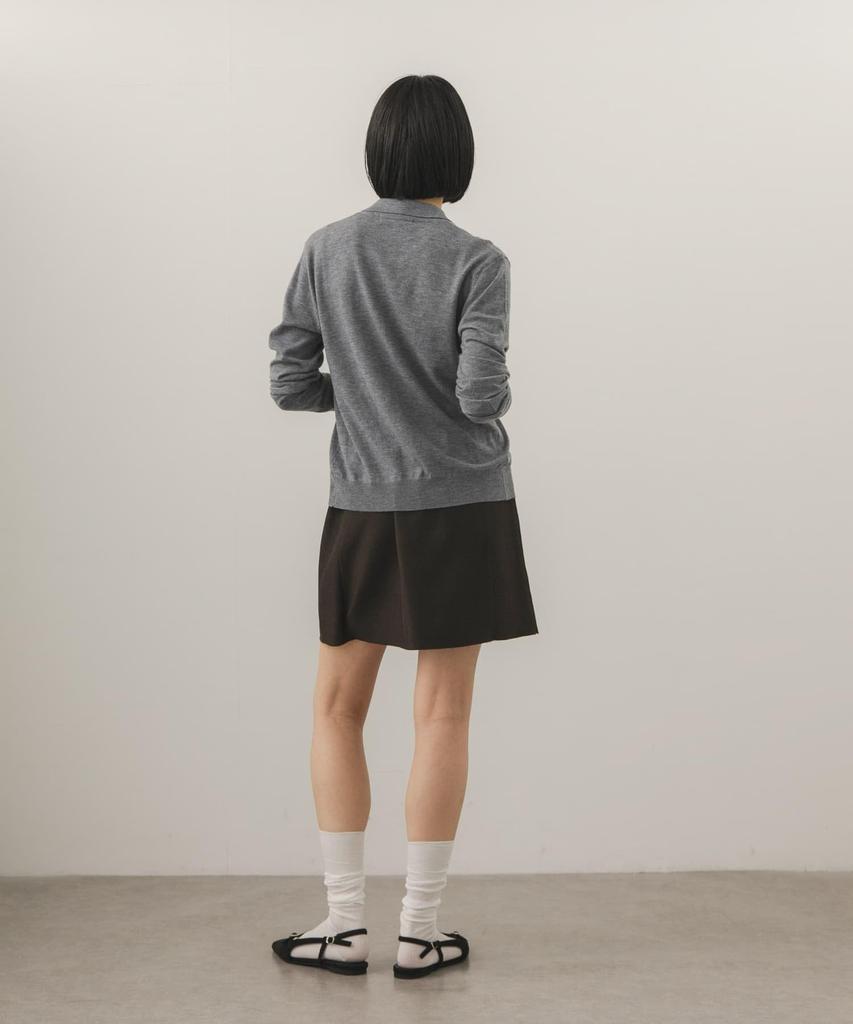 Mini Dark One Size [KBF] Skirt, Cut-off Skirt, Women's KB26330-2051090, Brown,