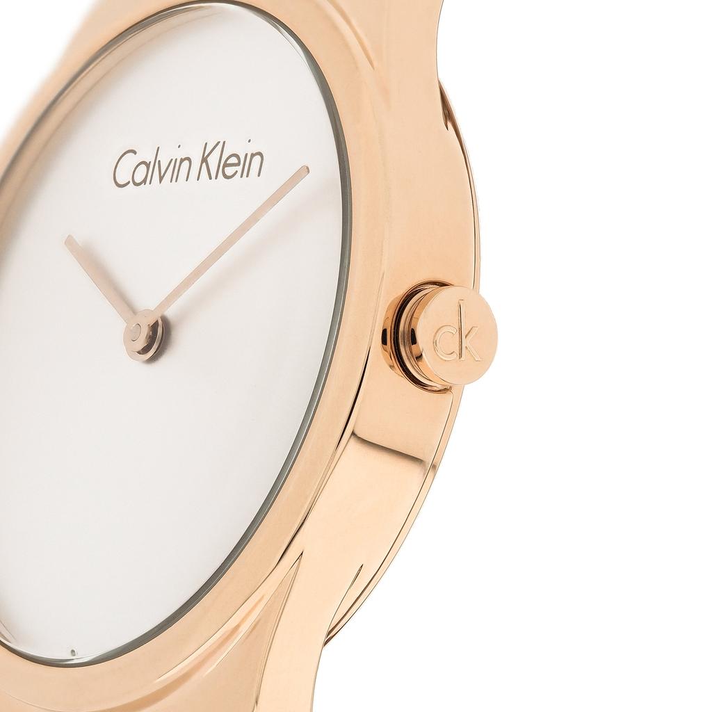 Calvin Klein CALVIN KLEIN Watch 2 Hand Whirl Rose Gold X Silver K8A23646 Women's [Regular Imported Product]
