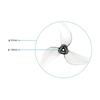 4Pcs 3-Leaves Ultra-Lightweight Prop Cw Ccw 1219S 31Mm Propeller For Fpv Tinywhoop Micro Drone For 0702 29000Kv Motor Diy Part