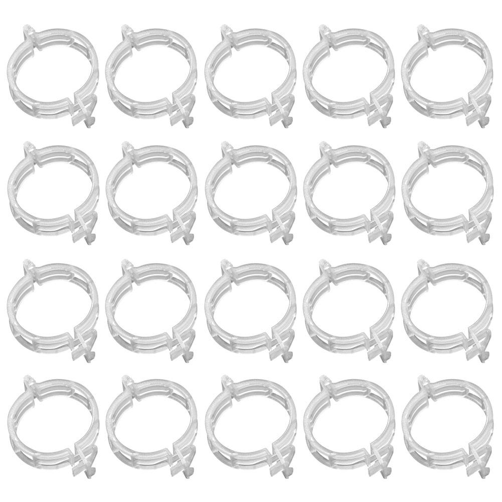 100/200/300Pcs Plant Support Clips Reusable Plant Binding Clip Tomato Trellis Clips for Vine Vegetables Grow Upright Healthier