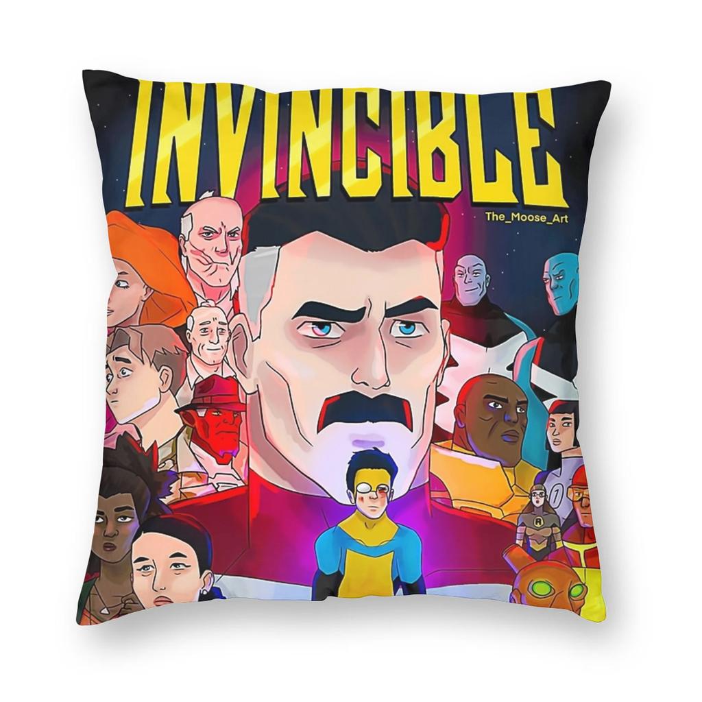 Invincible Omni Man Pillowcase Printing Polyester Cushion Cover Decorations Pillow Case Cover Home Drop Shipping 40X40Cm