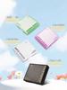 111 Sheets Bamboo Charcoal Oil Absorbing Paper, Portable Oil Control Blotting Paper with Mirror & Powder Puff for Men