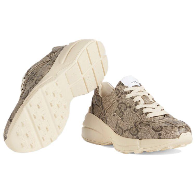 Gucci Wmns 100 Rhyton Sneaker 'Beige Monogram' Women's 680915 UMO00 9742