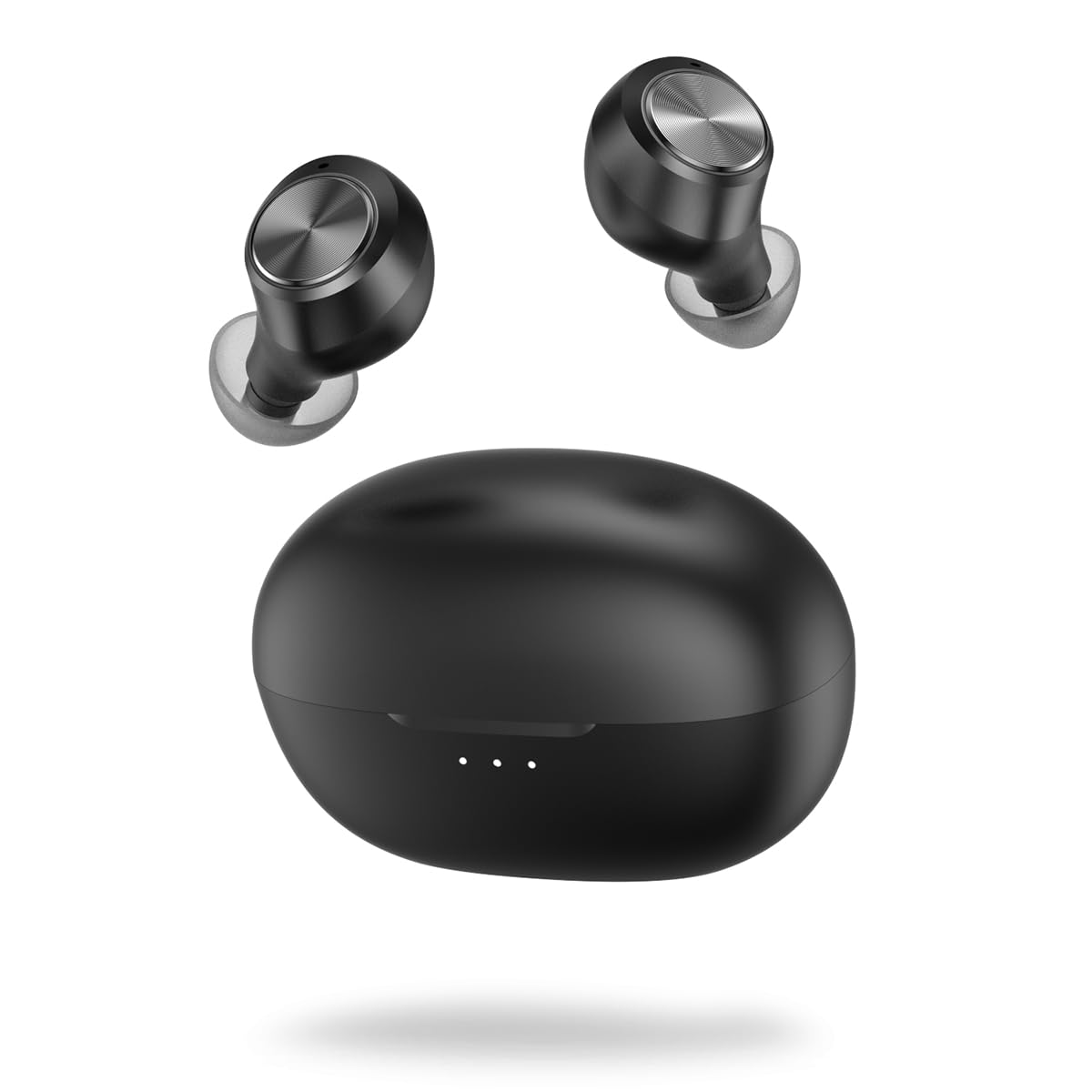 

Bluetooth Wireless Earbuds Bluetooth Automatic Instant HiFi Deep Bass Sound Comfortable Up to 60 Hours of Fast ENC Noise Fully Volume Binaural or чорний