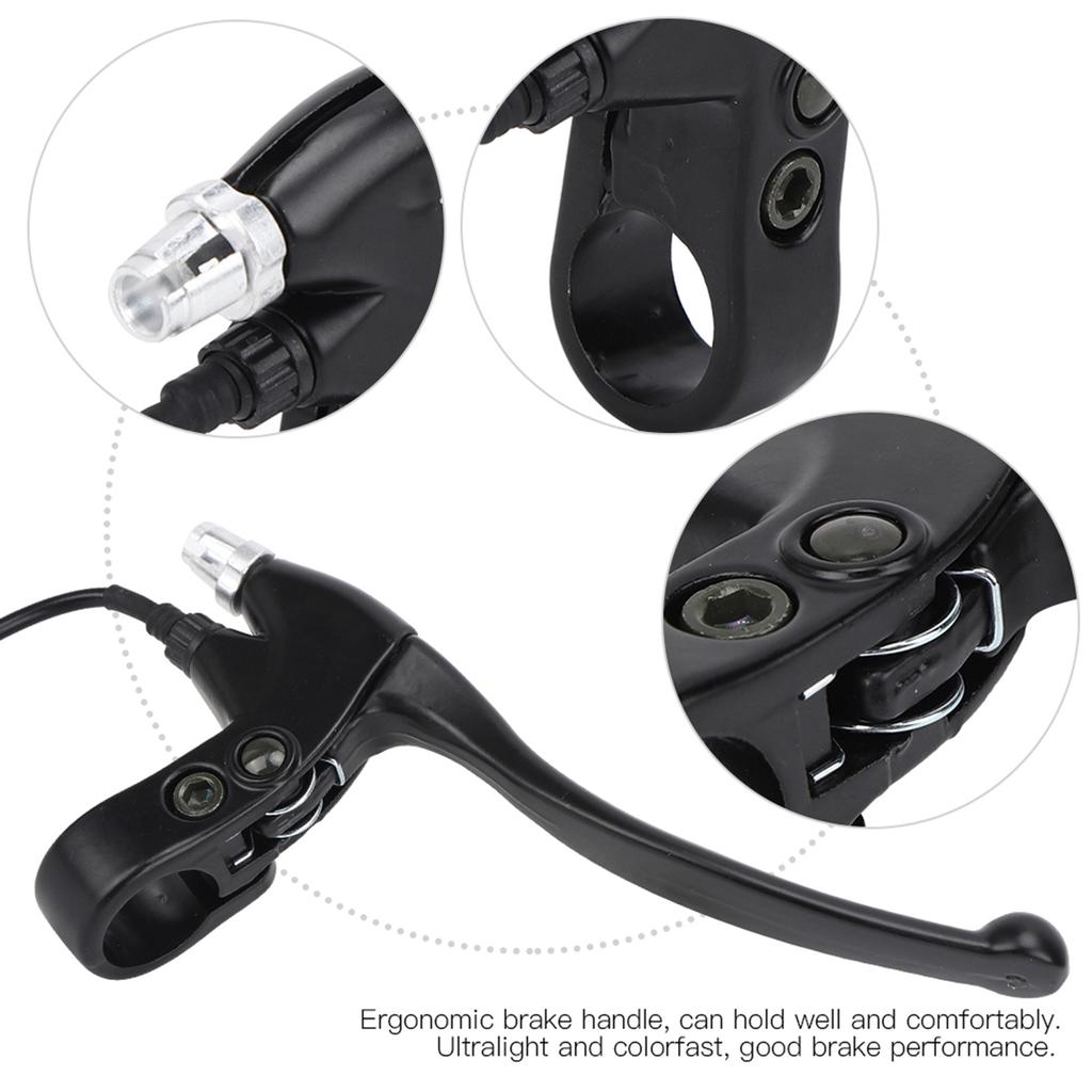 Pair of Aluminium Thicken Brake Lever Handle for Electric Bicycle Scooter Bike