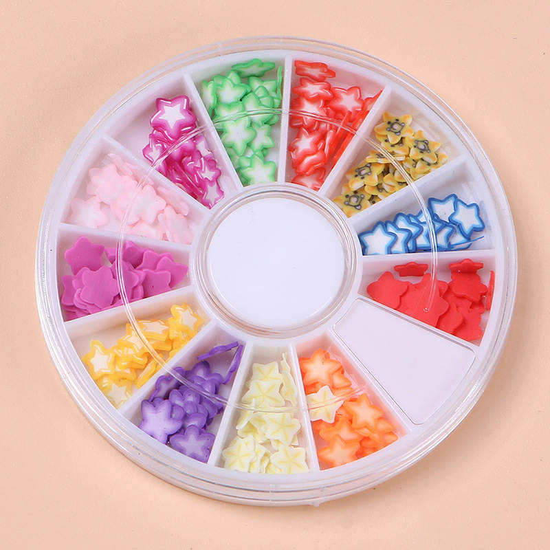 1Box Fruit Slices Filler For Nails Art Tips Slime Fruit For Kids Lizun DIY Slime Accessories Supplies Decoration Soft Pottery