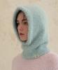 Bajal Va Square Label Hairy Balaclava Blue