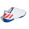 Adidas Messi 19.3 Turf J Comfortable Casual Durable Low Top Kids Soccer Shoes Kids Soccer Shoes White Blue Red F99930