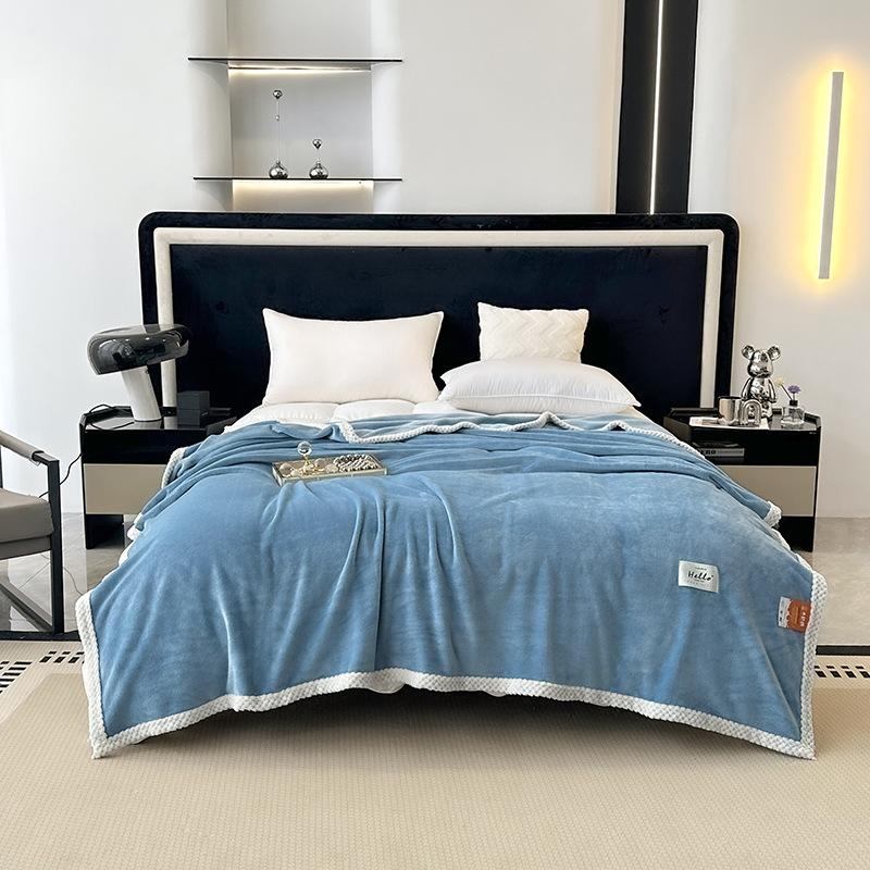 Χειμερινή Πάπλωμα από Γάλακτος Φλις Πάπλωμα Φανέλας Πάπλωμα Κλιματισμού Πάπλωμα Δώρου Μικρή Κουβέρτα για Διάλειμμα Γεύματος