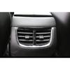 For Chevrolet Malibu 2016-21 Black Titanium Car Rear Air Outlet Vent Frame Trim