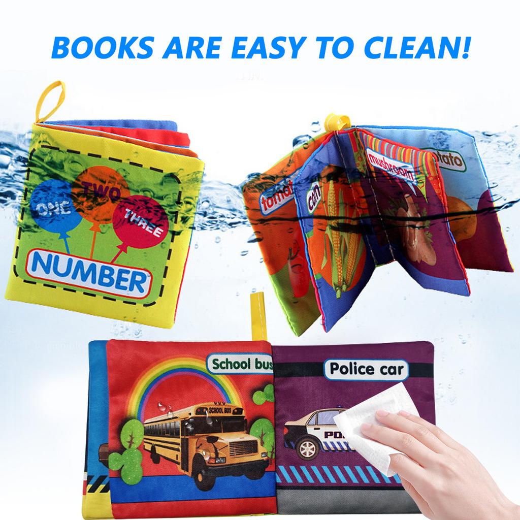 High-Standard Multicolored First-Class Baby Superior-Grade Cloth Books Premium-Quality Learning High-Standard The High-Standard Names