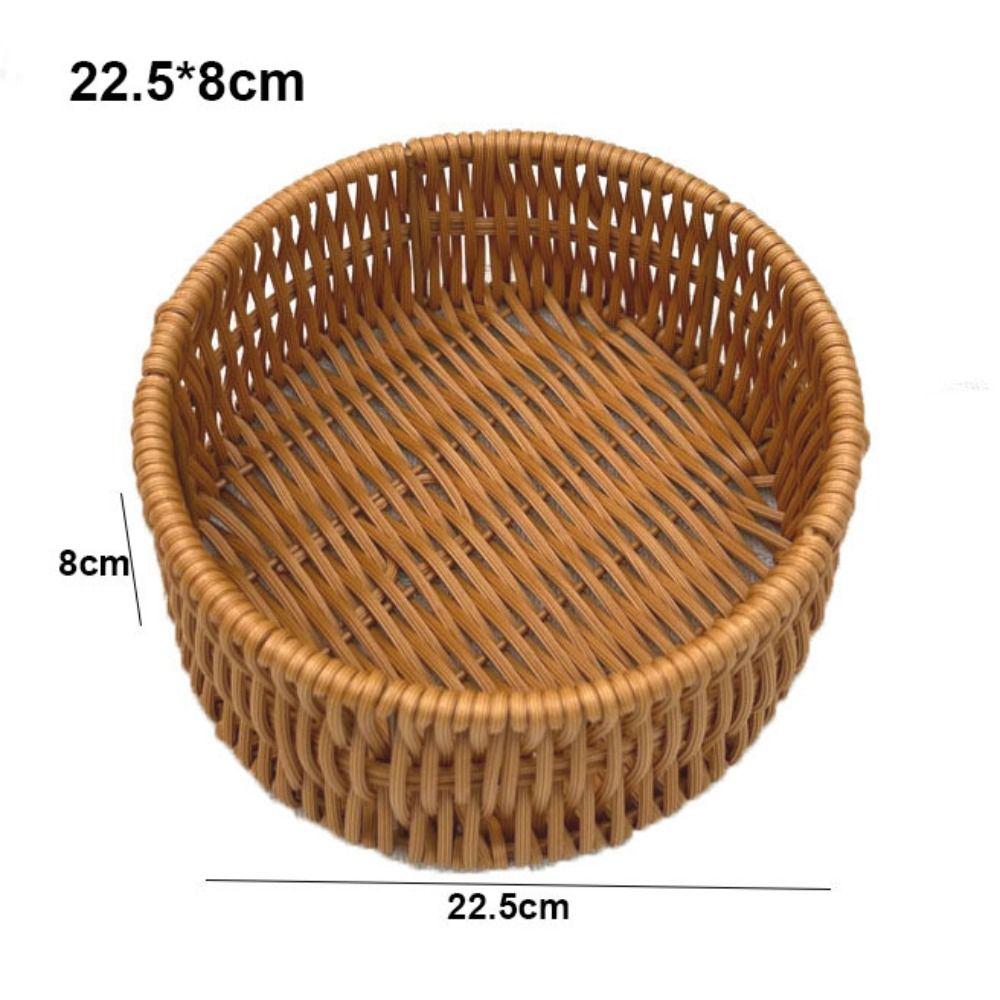 Tvrdost Chlebovník Ovoce Zelenina Košík Ručně pletený Ratanový košík