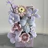 Kit DIY Buchet de Flori cu Legătură Răsucită - Cadou de Crăciun Perfect pentru Prieteni