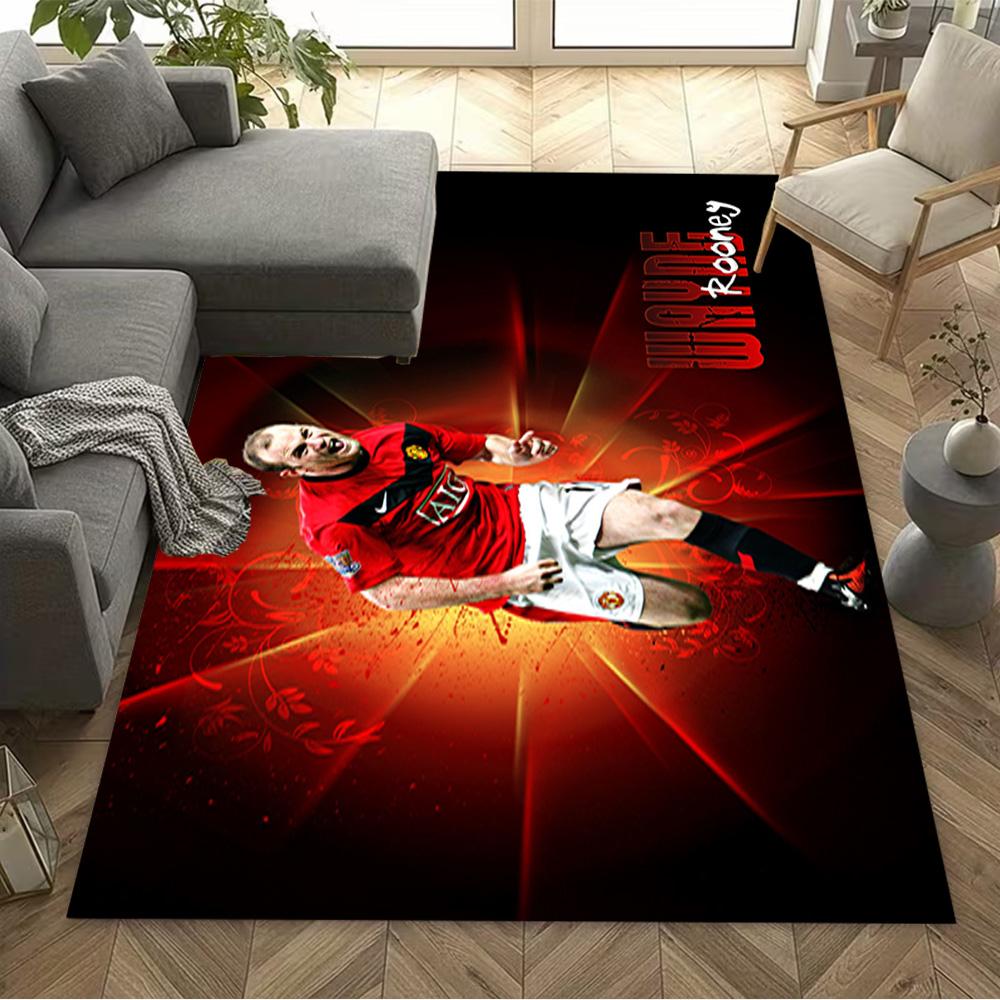 Goalkeeper Action Floor Rug Office Rug Design for Dining Room Hallway Balcony Living Rooms Anti-slip Rug Anime Office Decor