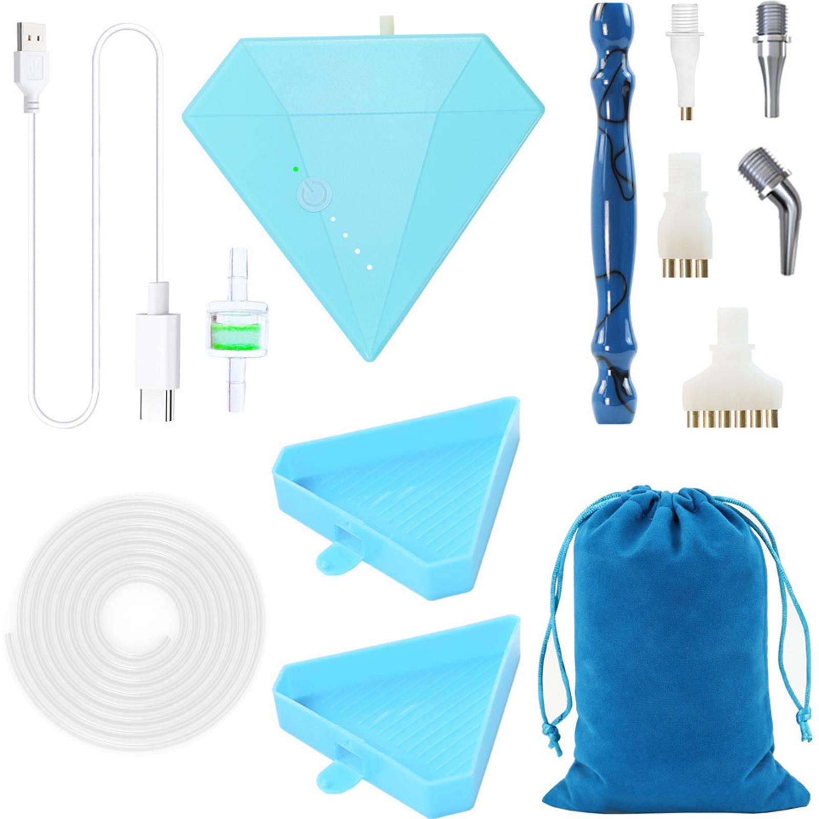 Electric Diamond Suction Tool Rechargeable Suction Diamond Vacuum Device 3 Gear Diamond Painting Suction Device for Beginners