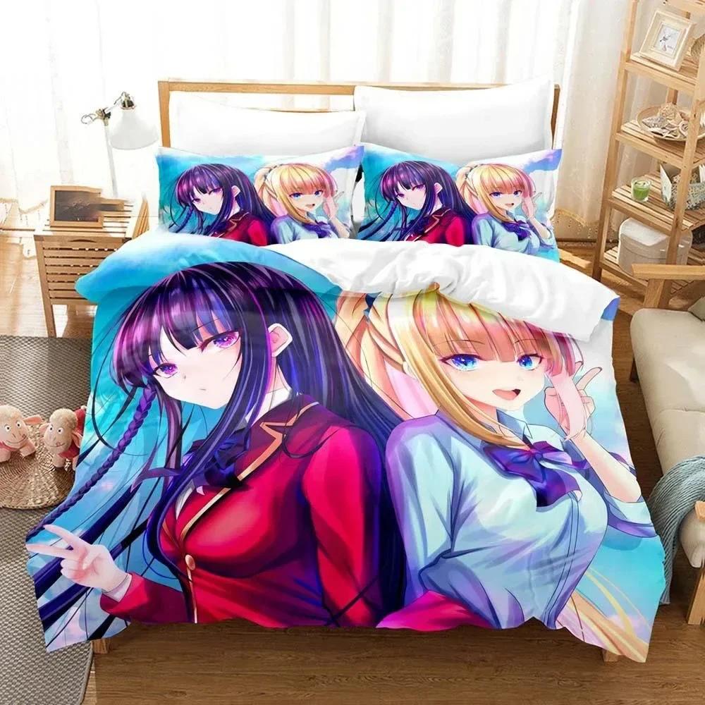 3D Classroom of the Elite Bedding Set Printed Bed Set With Pillowcase Bed Duvet Cover Soft Single Double Queen Super King Size