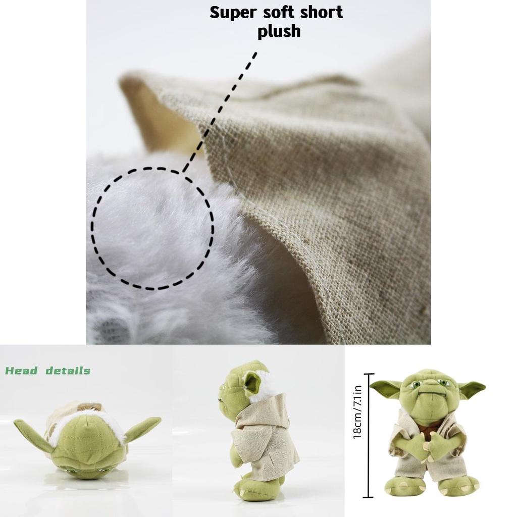 Soft And Cute Yoda Plush Doll For Collectors