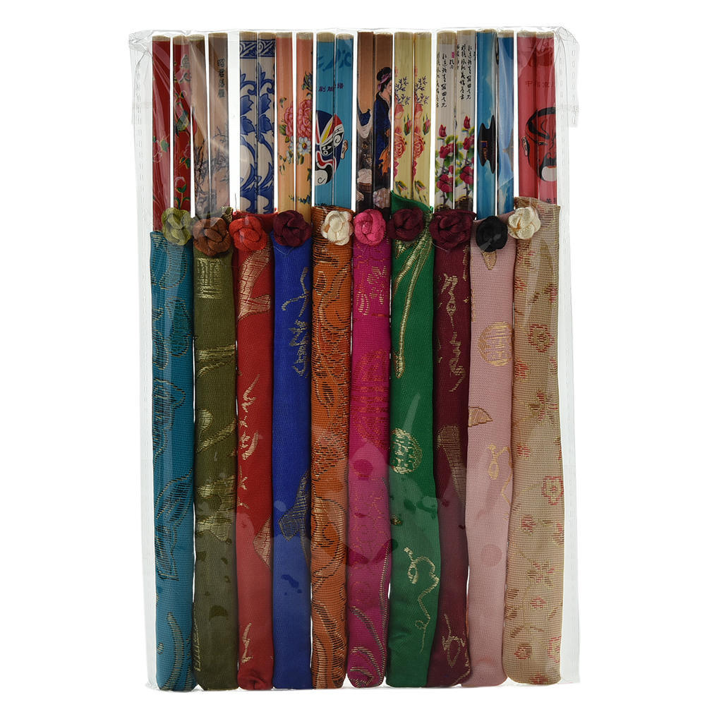 10 Pairs Classic Design Chinese Chopsticks Wedding Gift Present Dinner Set