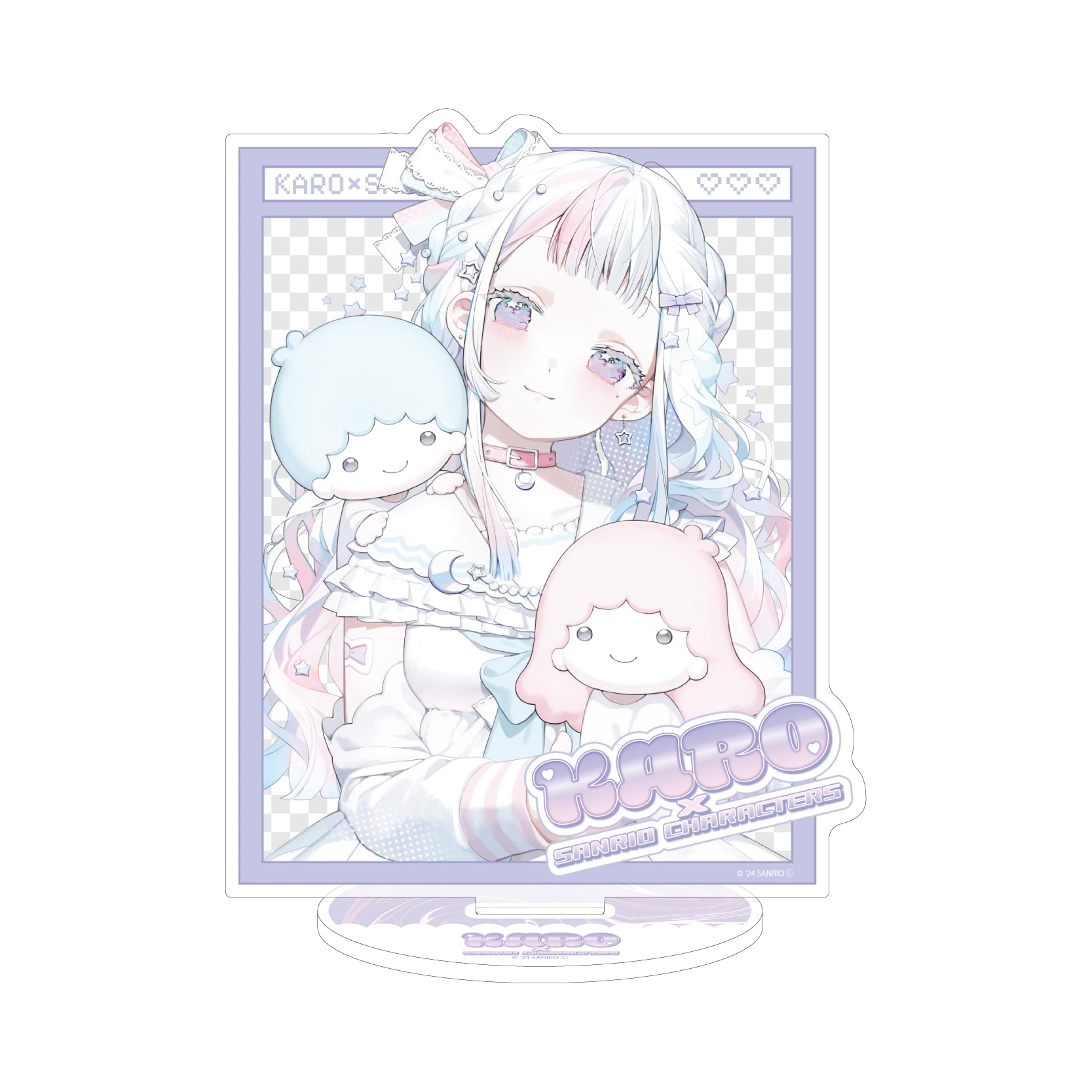 

Нацуро x Персонажи Sanrio 02 Подставка акриловая Little Twin Stars [Иллюстрация для коллаборации]