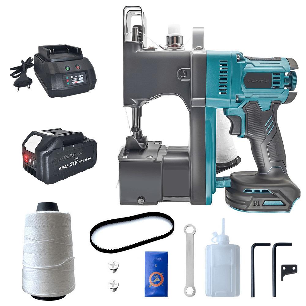 Brushless Cordless Bag Sewing Machine Portable Electric Packaging Device Automatic Line Cutting Packer For 18V Battery