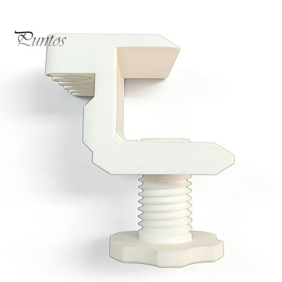Hole-free Table Clip 3D Printed Desk Clamp Cable Organizer, Cord Holder with Multiple Slots, Sturdy Wire Management Desktop-friendly Rack, Anti-Slip