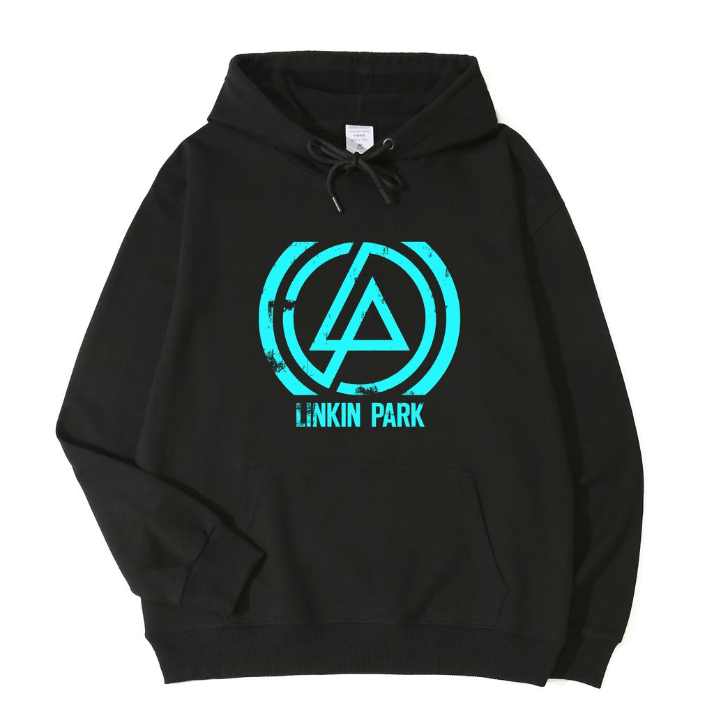 Streetwear Hip Hop LinkinPark Hoodie Harajuku Pullover Popmusik Sweatshirt Fans Geschenk Hoodies Herren Lässig YK2 Übergroße Oberteile