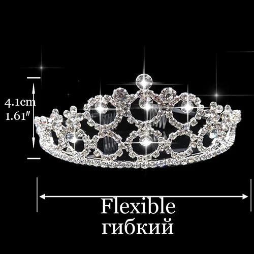 Classic Bride Rhinestone Crown Hair Accessories Headgear Studio Wedding Dress Accessories Direct Sales