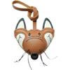 Fox Original Design Fox Leather Handmade Car Key Bag Pendant Personalized Niche Gift Keychain