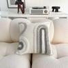 Bohemian Cotton Linen Throw Pillow with Tassels - Sofa & Bed Backrest Cushion Cover with Insert