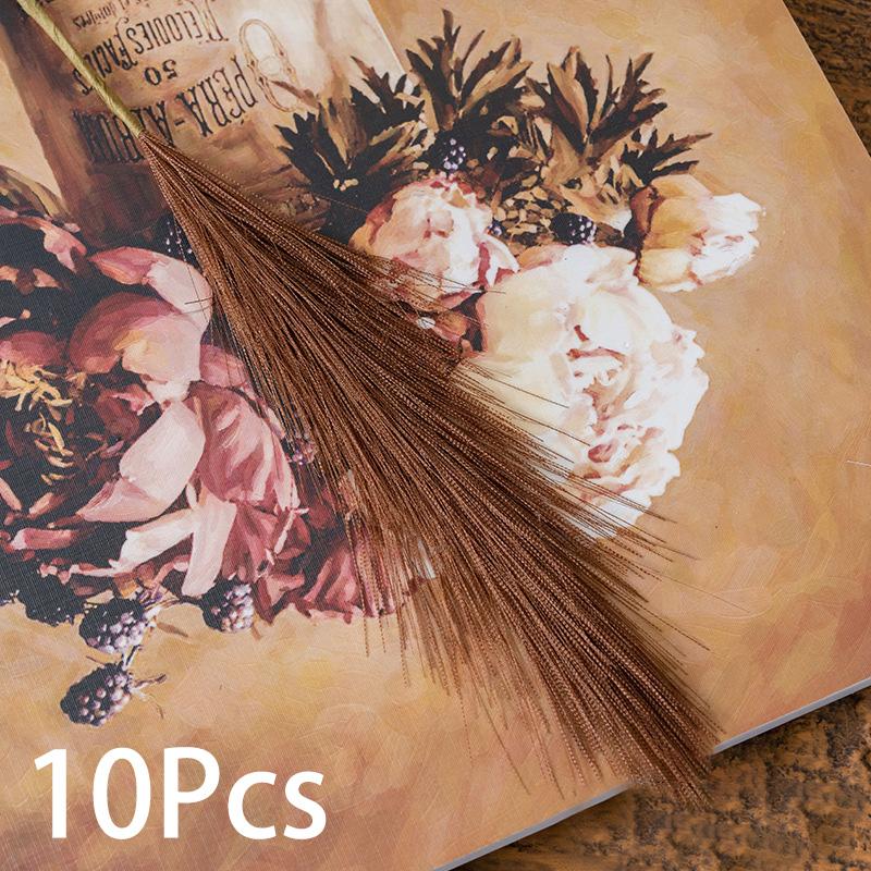 10pcs Faux Pampas Wedding Home Decoration Fake Plant Fluffy Silk DIY Reed Simulated Artificial Flowers Pampas Grass