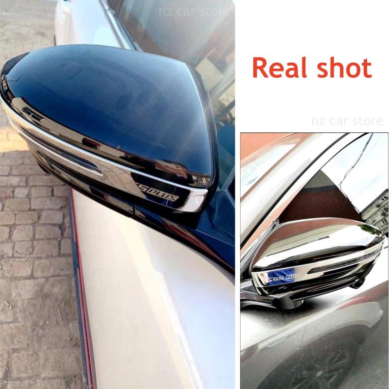 For Changan CS55Plus 2025 2024 2023 2022 Rearview Mirror Sticker Trim Deco Protector Stainless Steel Accessories