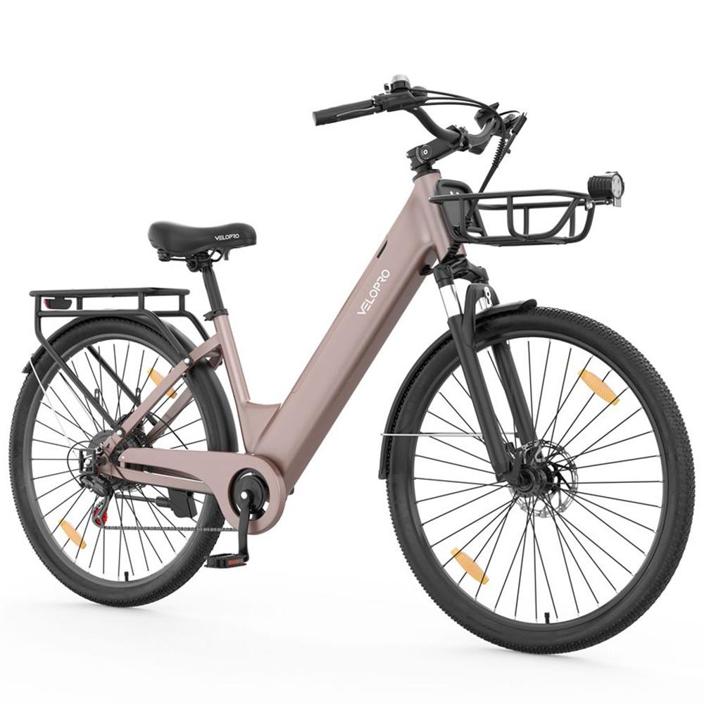 Velopro C1 Pro Elektrofahrrad 27,5" Reifen 250W Motor Stadtrad 648Wh Hydraulische Bremsen 7 Gänge Maximale Zuladung 150kg