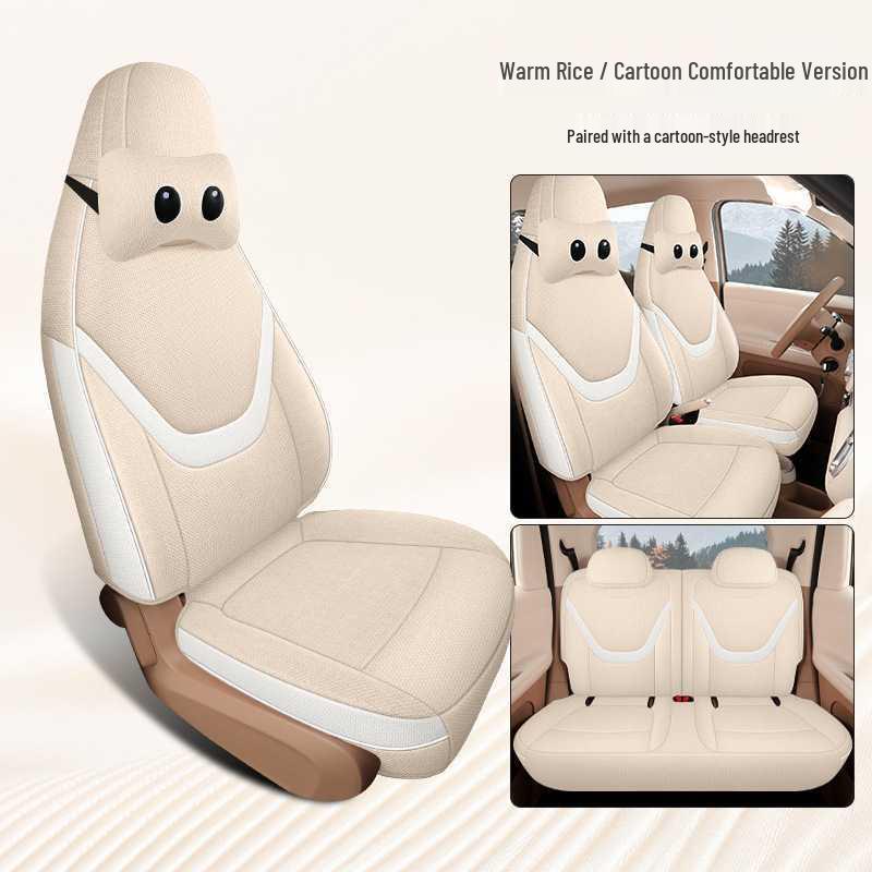 Wuling Hongguang MiniEV Macaron Linen Seat Covers - 5th Gen, 26 Models