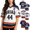 Men Women Unisex Ice Hockey Jersey Short Sleeve V Neck Sportswear Athletic Shirt Breathable Lightweight Fabric Durable Stitching