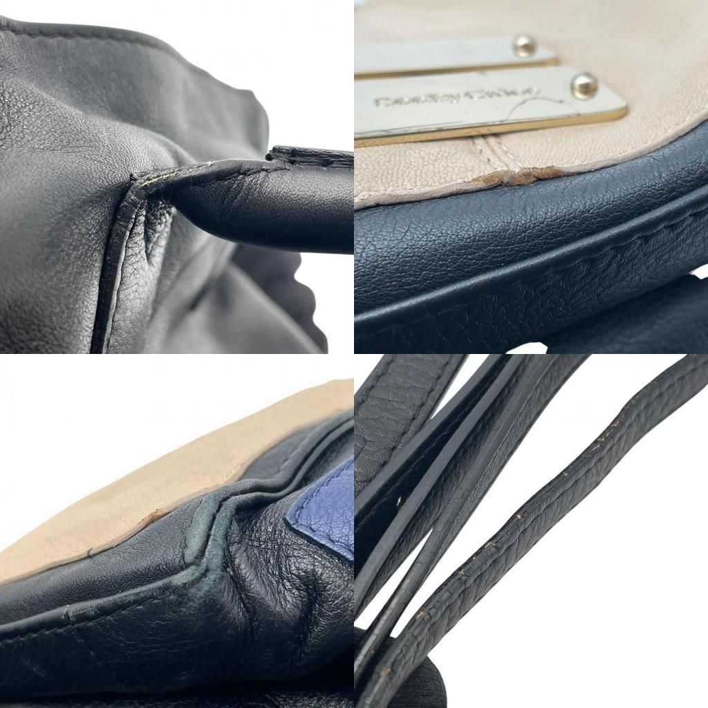 Used SEE BY CHLOE Tote Bag NellyTote Bag beige/black leather Women