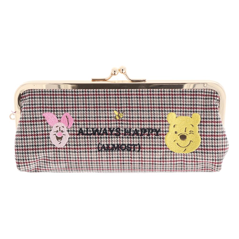 Sunstar Stationery Disney Pencil Clasp Closure Winnie the Pattern S1426907 Case, Embroidered, Pooh, B,