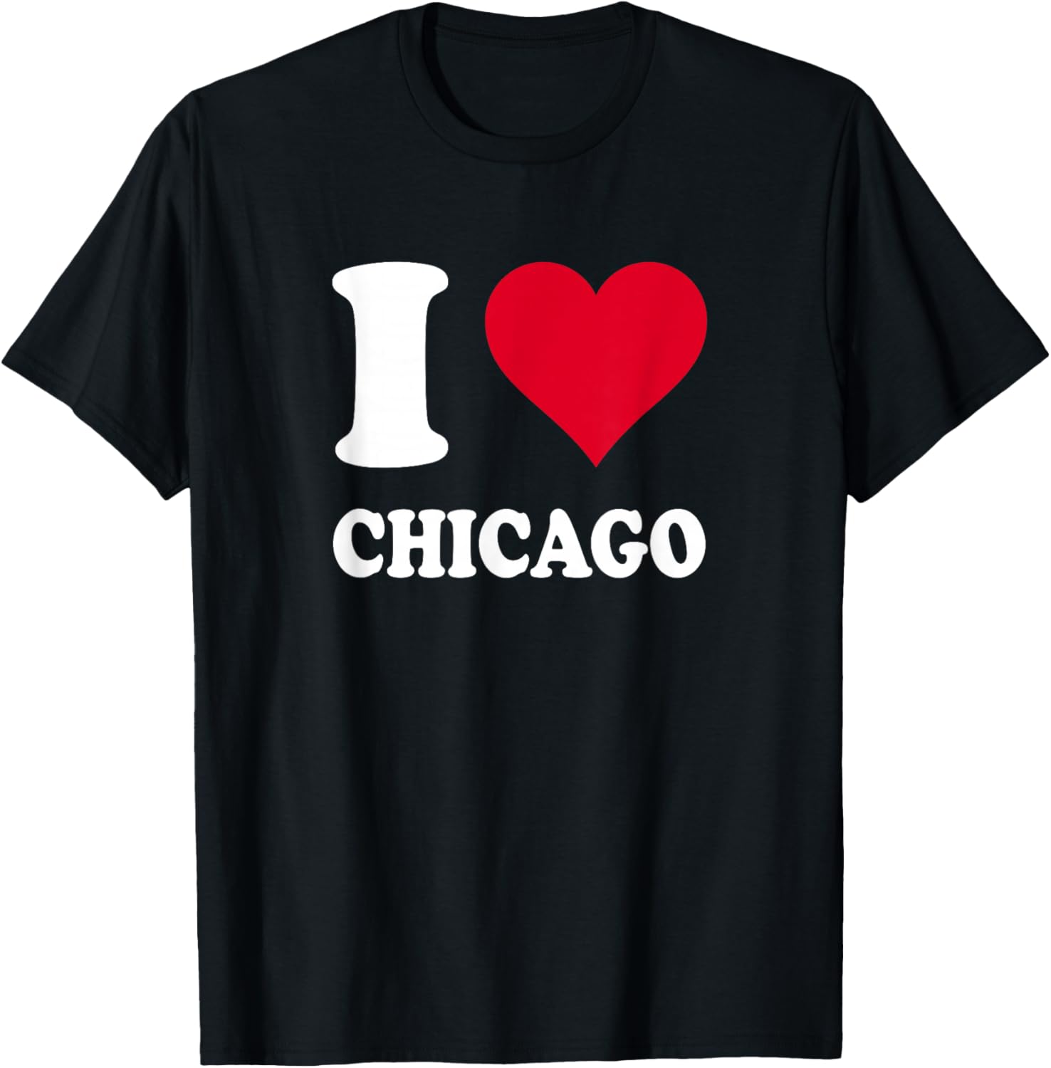 Red Heart I Love Chicago T-Shirt S разноцветный