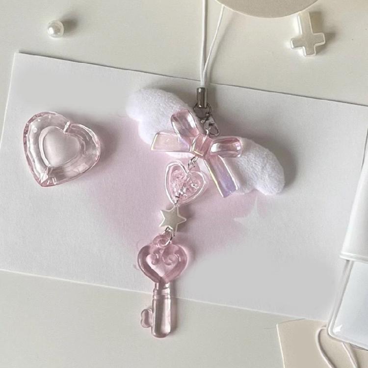 Fashionable Angel Wing Phone Pendant Chain Phone Hangings Jewelry Ornament Charm