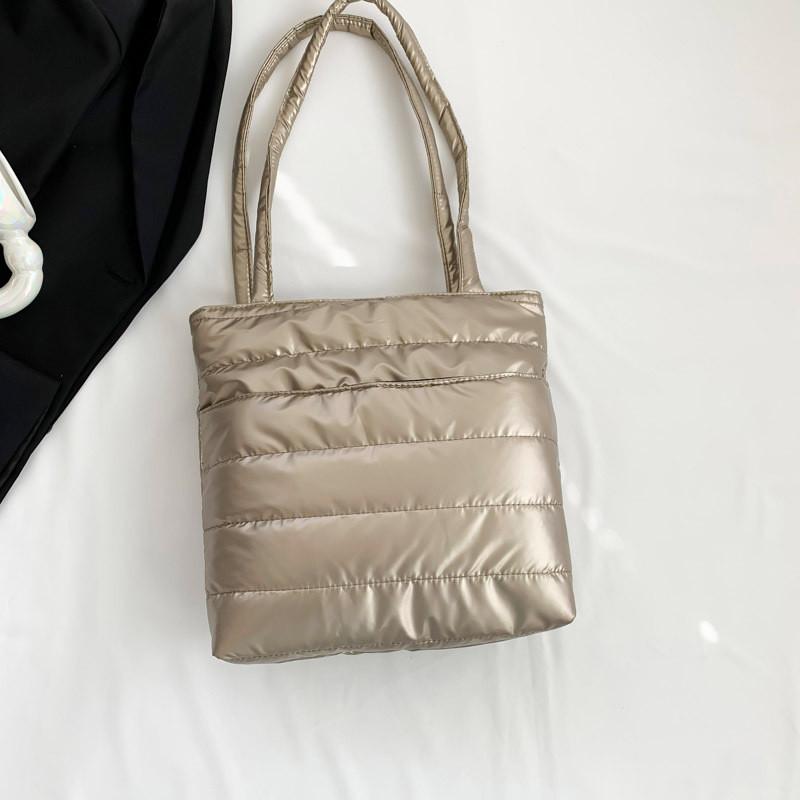 Trendy Minimalist Handbag In Black Gold Silver And Pink Elegant Large Tote For Everyday Use