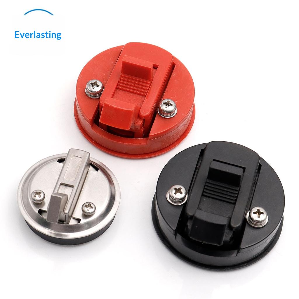 316 Stainless Steel Polished Key Round Head Plastic Handle Panel Lock Ambulance Hidden Embedded RV Trailer Plane Lock