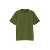 UNIQLO Cartoon Print Crew Neck Short Sleeve T-Shirt Unisex Tops Olive-Green 435427-56