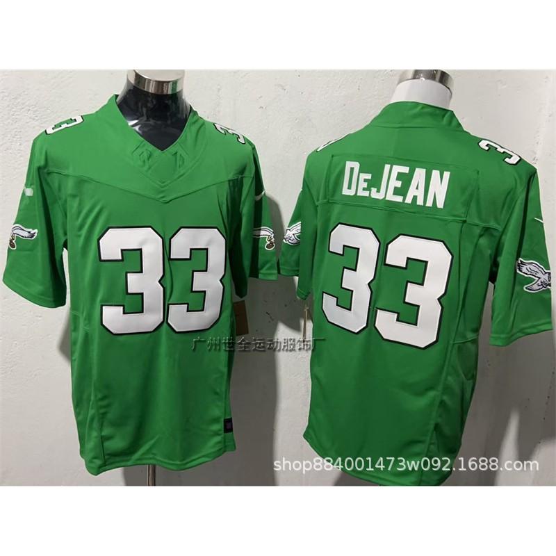Mens Retro Embroidered American Football Jersey Philadelphia Eagles Vintage Style Sport Shirt Fan Wear