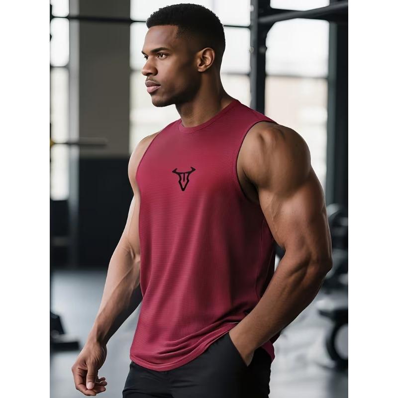 Débardeur Musculation Fitness Entraînement Été Frais Séchage Rapide Respirant Sans Manches T-shirts Homme Fitness Course Sport Débardeurs